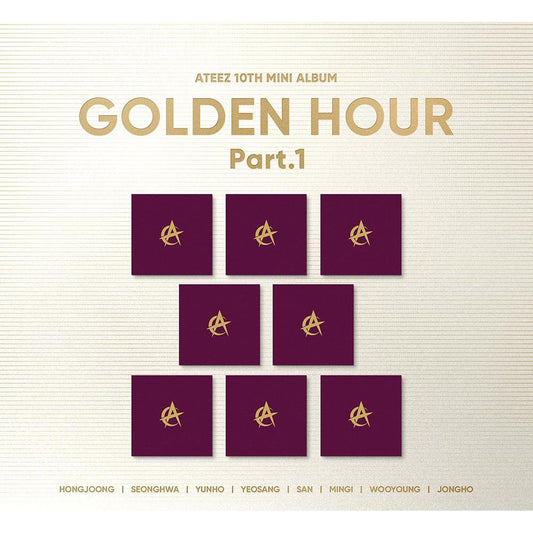 [Pre-order] ATEEZ - 10th Mini Album [GOLDEN HOUR : Part.1] (Digipak VER.)