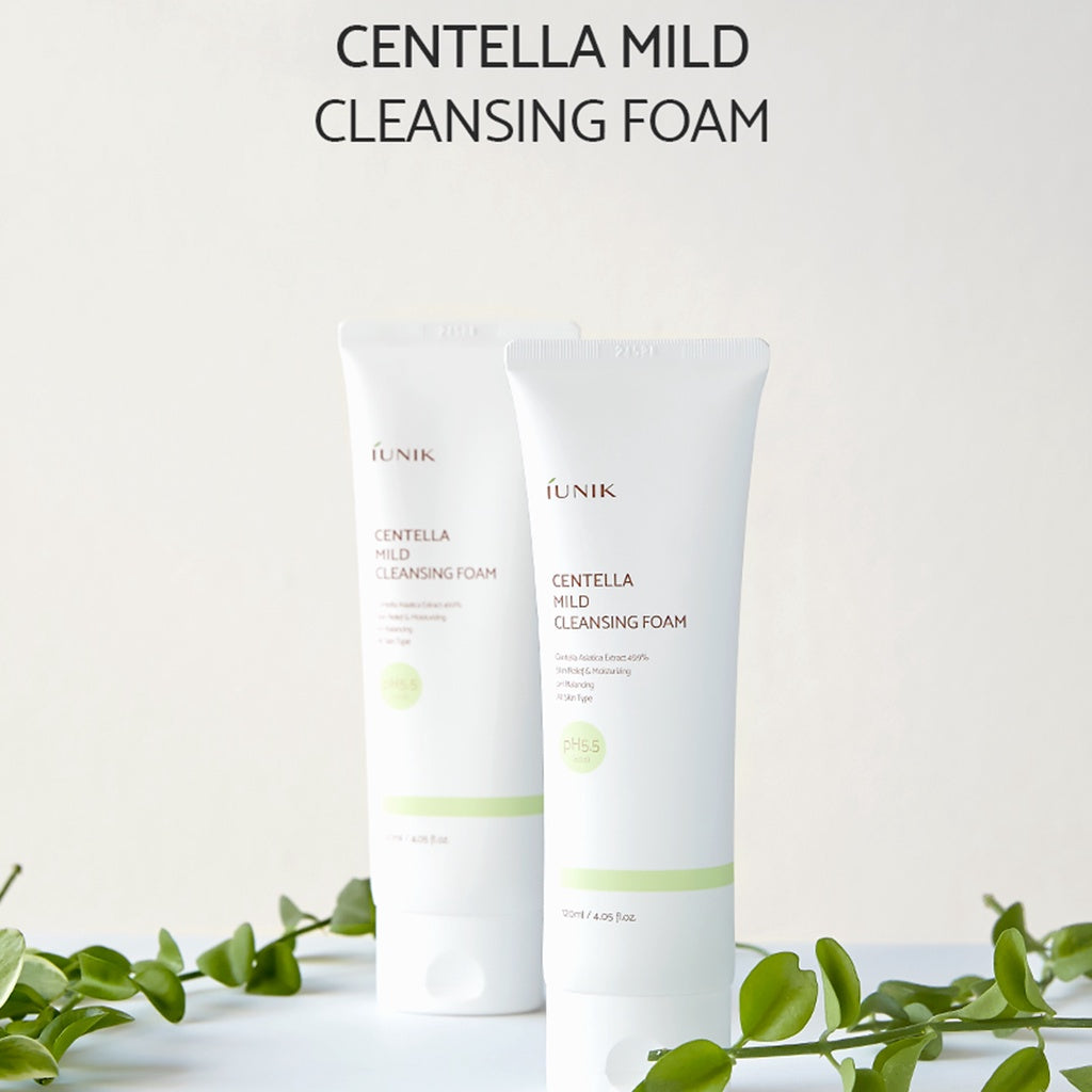 (iUNIK) Centella Mild Cleansing Foam 120ml