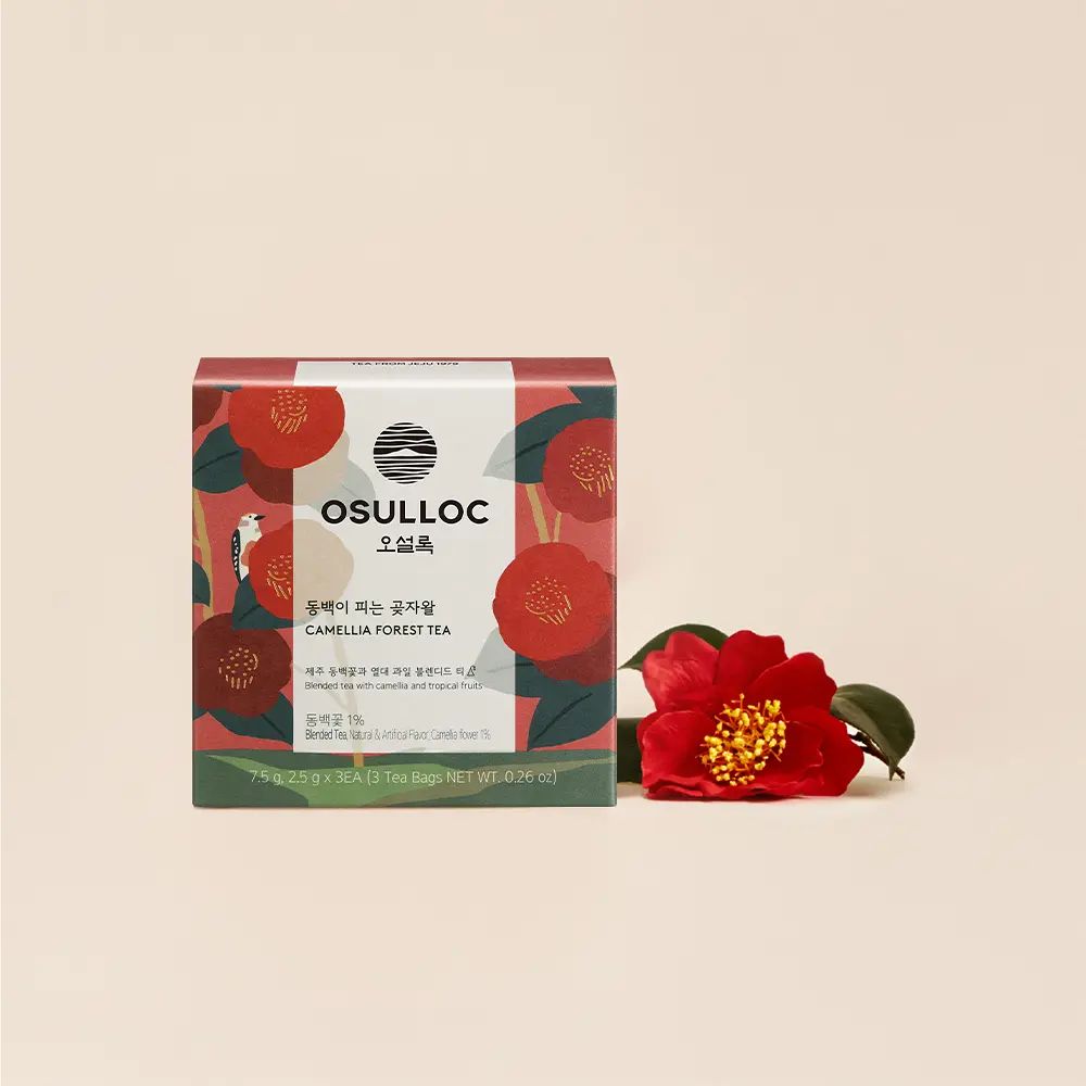 OSULLOC Camellia Forest Tea 3 Tea Bags (2.5g each)