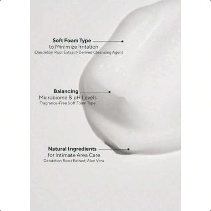 Aromatica Pure And Soft Feminine Foaming Wash 170ml/5.74 Oz | Vegan, PH-Balanced, Natural Ingredients, Unscented