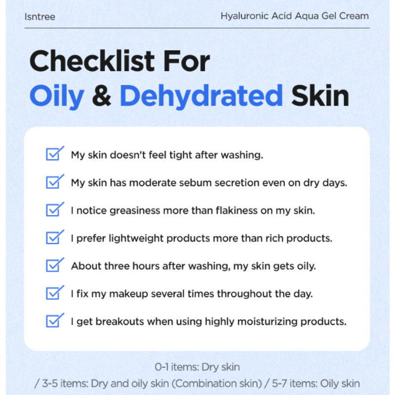 Isntree Hyaluronic Acid Aqua Gel Cream 100ml