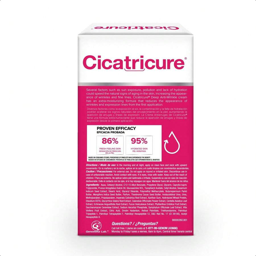 CICATRI Anti Wrinkle Face & Neck Cream 60g/2.1 Oz, 3-In-1 Facial Moisturizer With Retinol, Vitamin E
