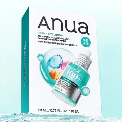 ANUA PDRN Hyaluronic Acid Capsule 100 Serum Mask 10PCS