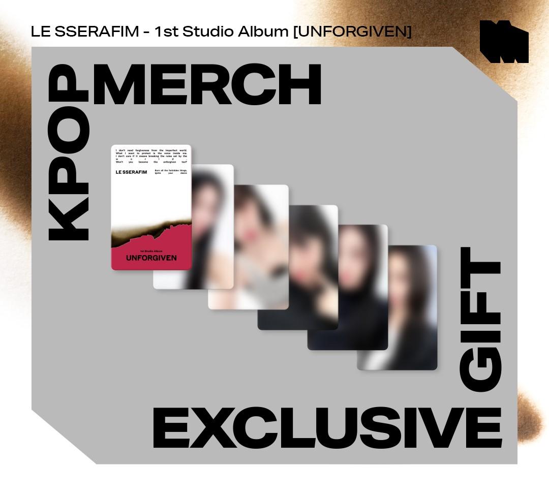 LE SSERAFIM UNFORGIVEN [COMPACT Ver.] Incl. KPOP MERCH Photocard