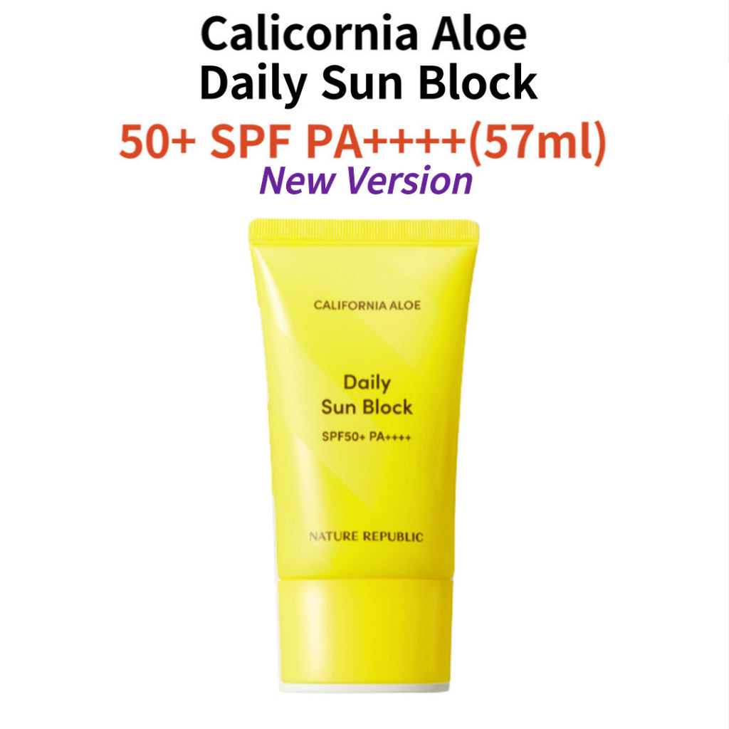 [NATURE REPUBLIC]California Aloe Fresh Powdery Sun Stick 24g/Moisturising Tone Up Sun Block 57ml From Korea