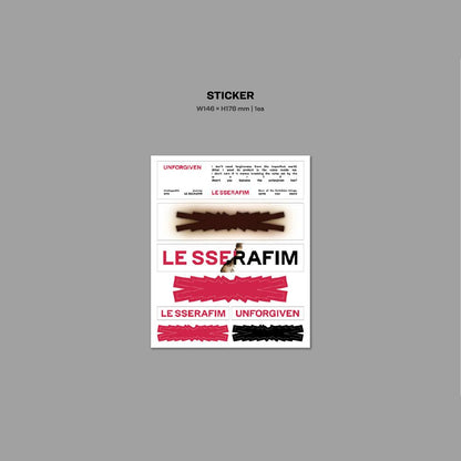 Le Sserafim 1st Studio Album [Unforgiven]