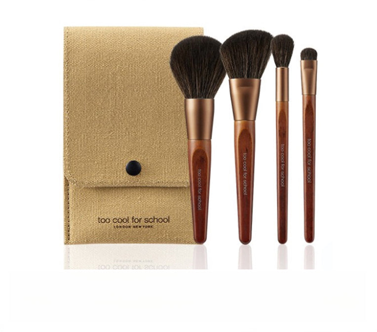 Too Cool For School Artist vegan brush kit + eco pouch