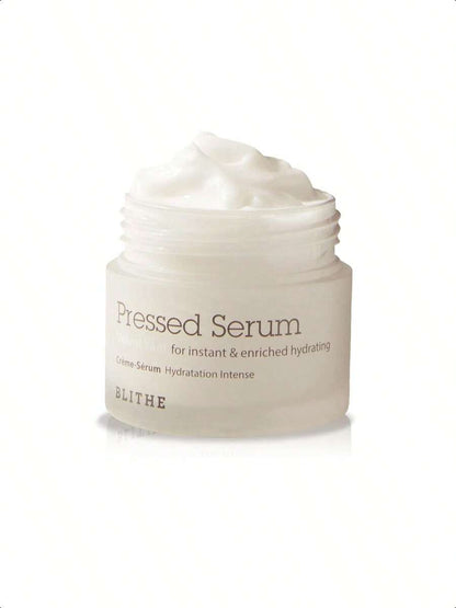 Blithe Pressed Serum 68.79% Wild Yam Moisturizing Serum With Cream Texture For Women, Vegan Mucin Safe For Sensitive Skin