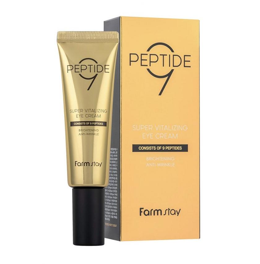 FARM STAY Peptide9 Super Vitalizing Eye Cream 50ml (3 Options)