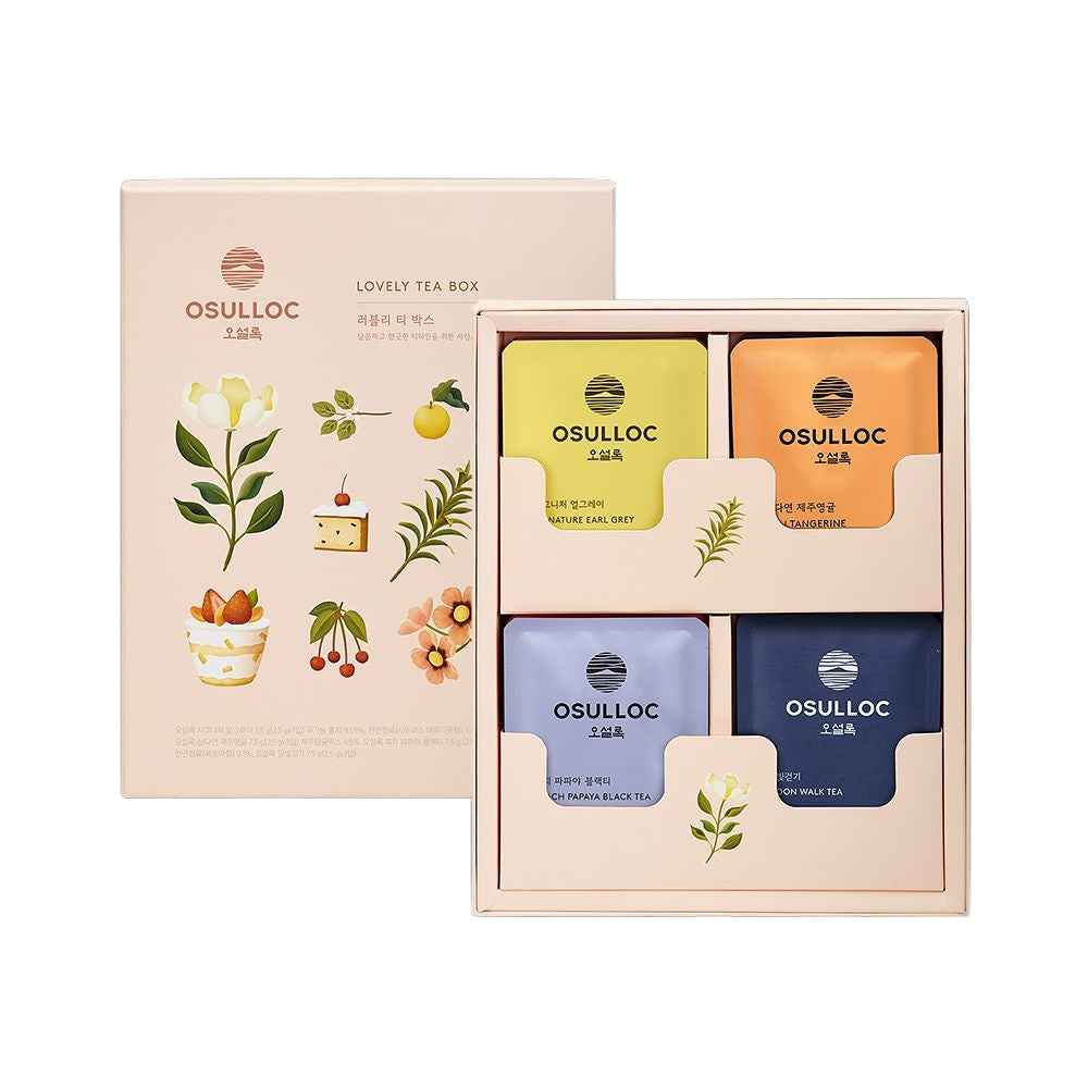 OSULLOC Lovely Tea Box Assorted Tea Gift Box 2.5g*12bag