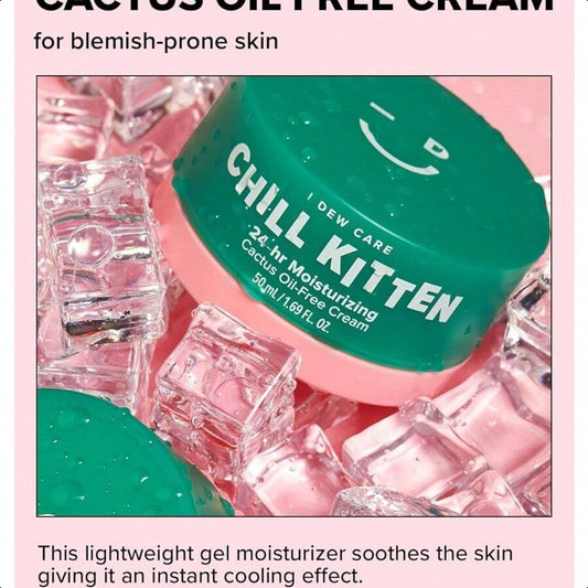 I Dew Care Heartleaf Face Cream - Chill Kitten | Moisturizer  50ml
