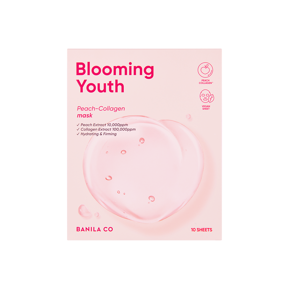 BANILA CO blooming youth peach collagen mask