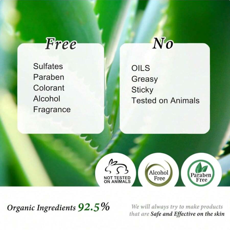 Cos De BAHA Aloe Facial Serum With Hyaluronic Acid And Allantoin 120ml/4 Oz