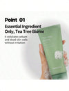 Farmstay Tea Tree Biome Low PH Calming Cleanser 180ml - Daily Facial Cleanser For Sensitive Skin, Korean Skin Care, Hydrating And Soothing Face Skin, Acne Free Cleansing Foam, Gentle Facial Cleanser, For