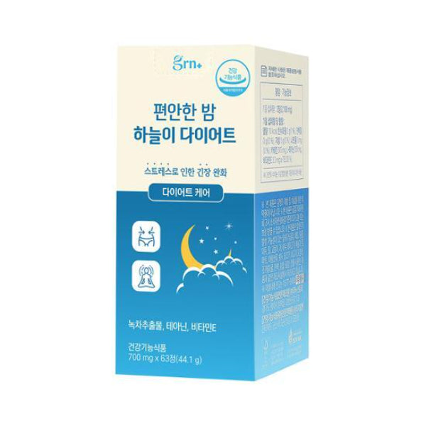 Grn+ Stress Care Comfortable Night Sky 63 Tablets (21 Days’ Worth), Korean Health Food