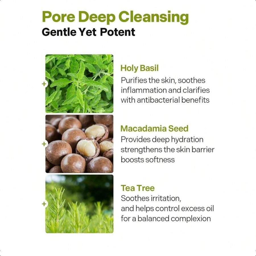 P.CALM Underpore Holy Basil Cleansing Oil 190ml