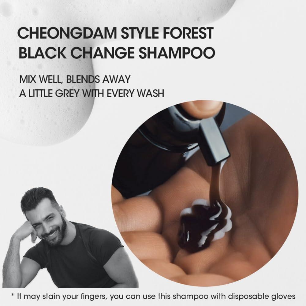 CHEONGDAM Black Change Shampoo Dark Brown / Natural Brown 200ml