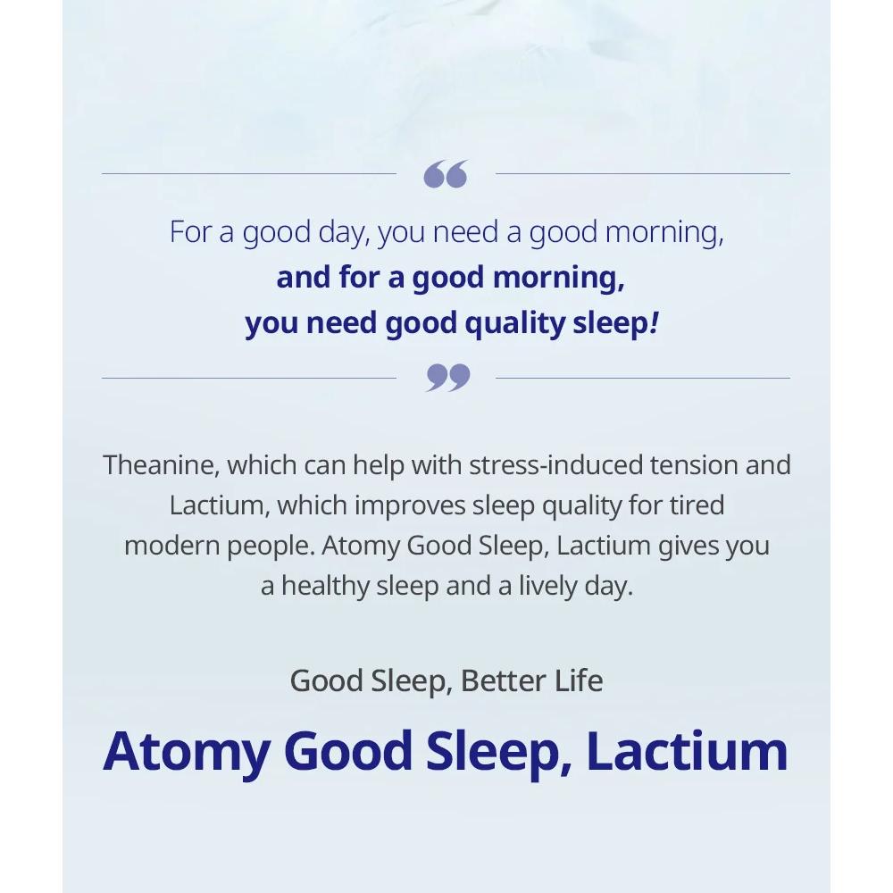 Atomy Good Sleep Lactium 700mg*60ea