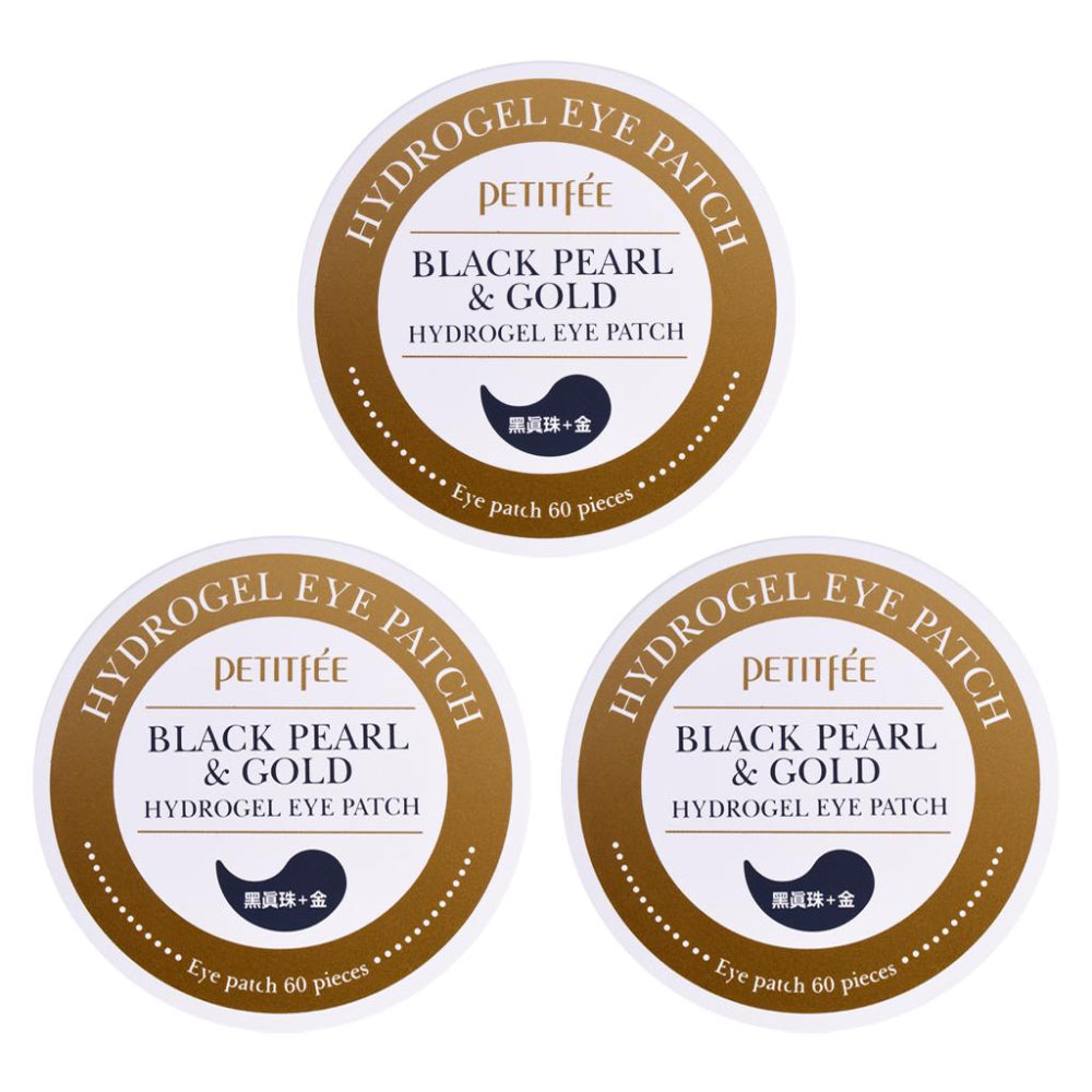 Petitfee Black Pearl & Gold Hydrogel Eye Patch (3 Options)