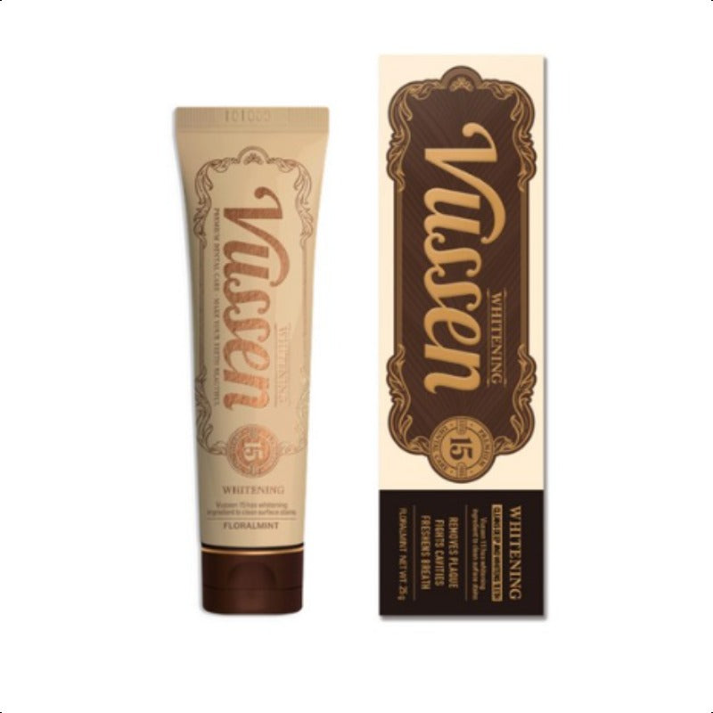 VUSSEN 15 Toothpaste: Whitening Toothpaste Bright Citrus Mint Flavor 80g