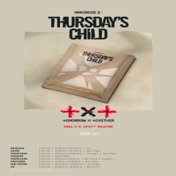 TXT 4thミニアルバム [ミニソード2 : THURSDAY'S CHILD] (Tear Ver.)