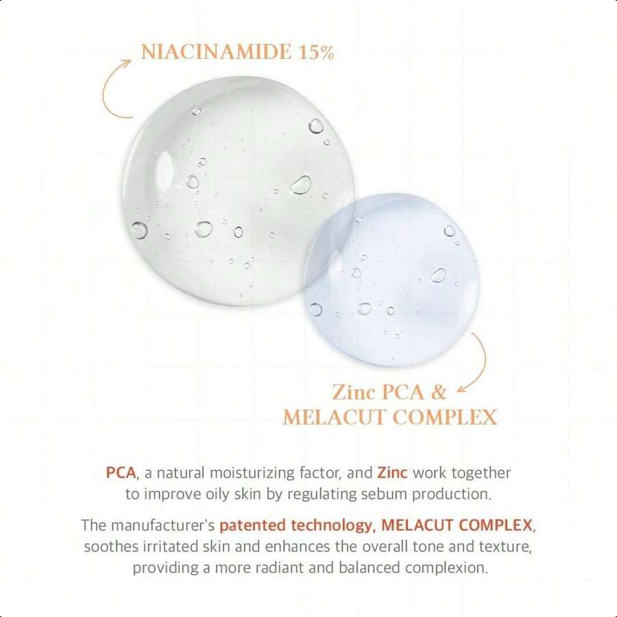 Dr. Althea 15% Niacinamide Purity Serum - 15% Niacinamide Included(30ml),Overall Skintone And Texture Improvement, Pore Care, Serum Control With Zinc. Vegan Formula, Korean Skincare