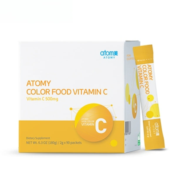 Atomy Color Food Vitamin C | HALAL Certificate | Hygienic Sachets for Daily & Travel Use | Boost Immune | Fight Virus |