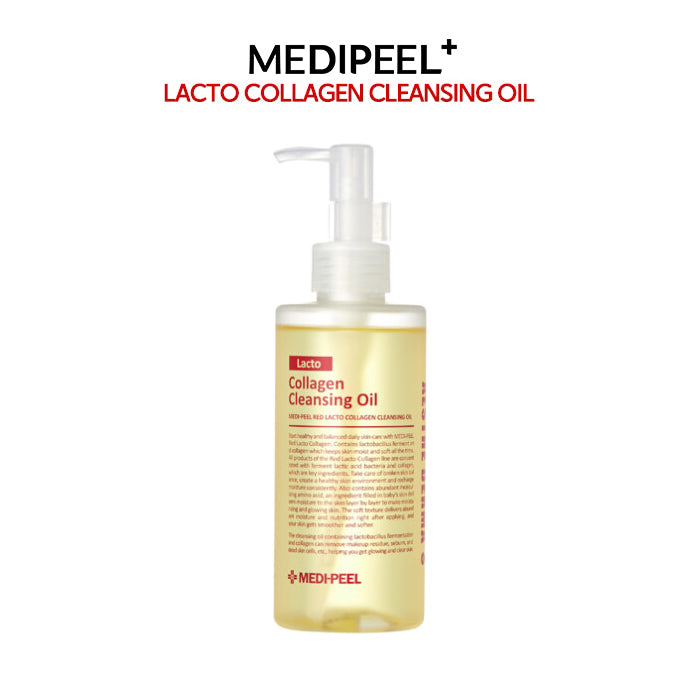 [100% Original] MEDIPEEL Red Lacto Collagen Cleansing Oil 200ml