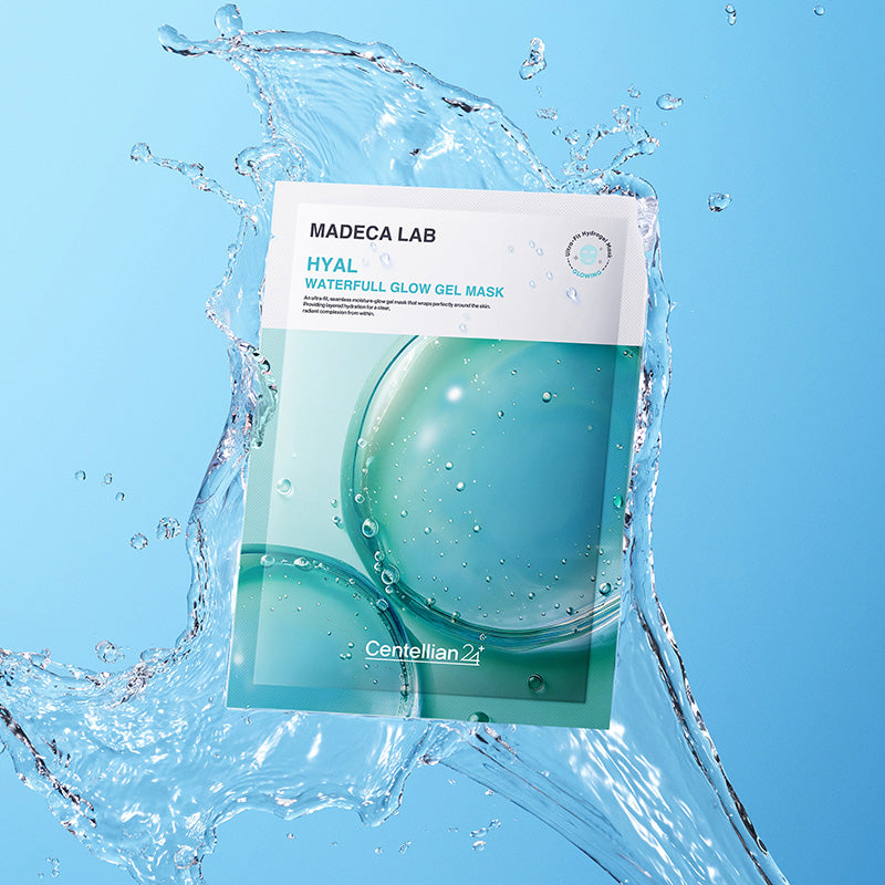 centelian 24 Madeca Lab Hyal Waterfull Glow Gel Mask 5ea