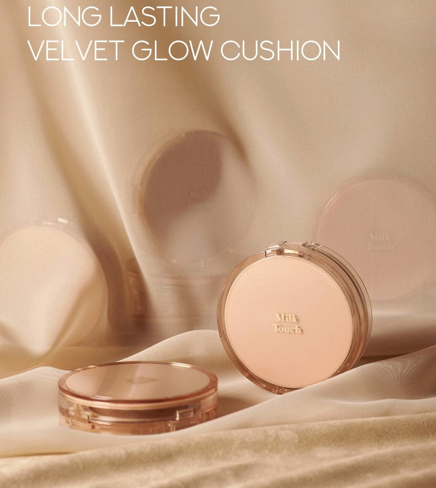 MILK TOUCH LONG LASTING VELVET GLOW CUSHION SET