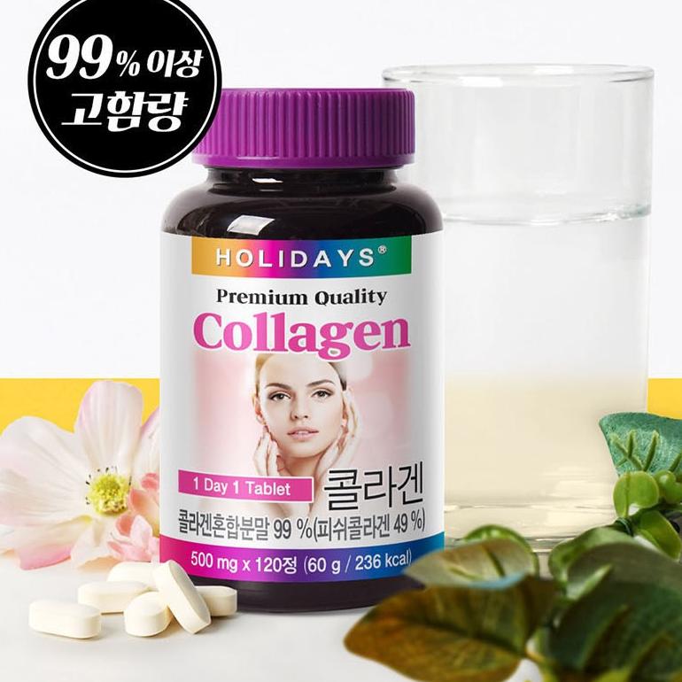 Holidays Premium Qaulity Collagen 500mg X 120ea