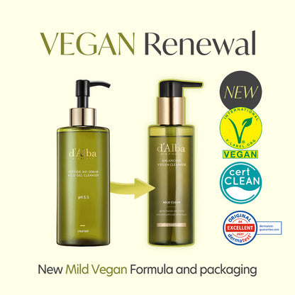 (D'ALBA) White Truffle Mild Skin Balancing Vegan Cleansing oil 200ml