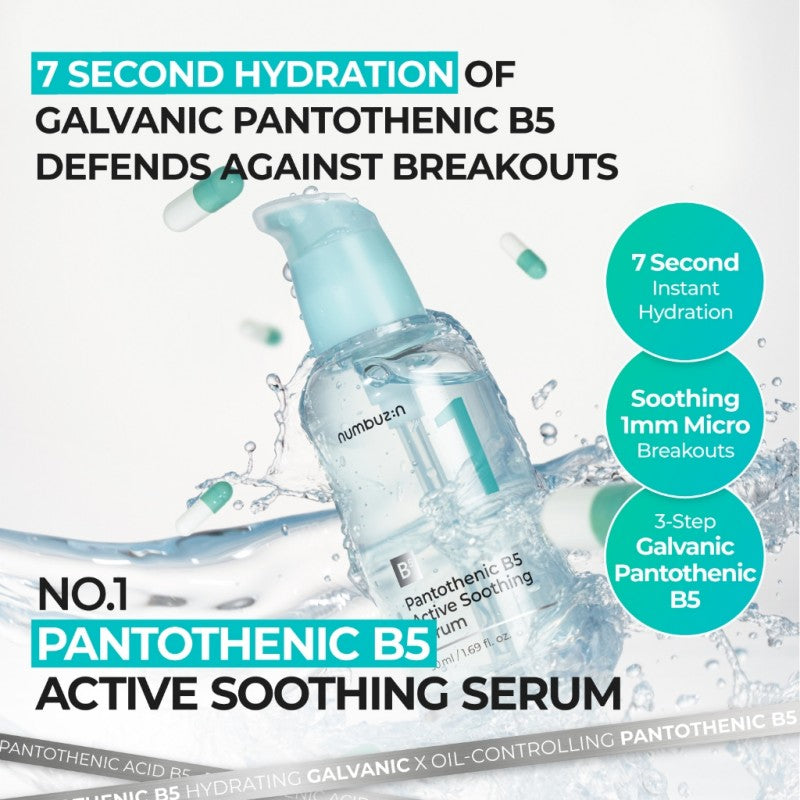 Numbuzin No.1 Pantothenic B5 Active Soothing Serum 50ml