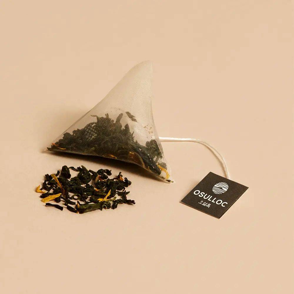 OSULLOC Tangerine Blossom Oolong Tea, 2.5g×20 Tea Bags 50g