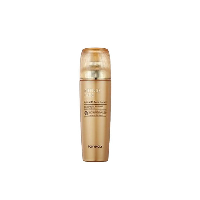 [100% Original] TONYMOLY Intense Care Gold 24K Snail Skincare Line(emulsion+toner+serum)