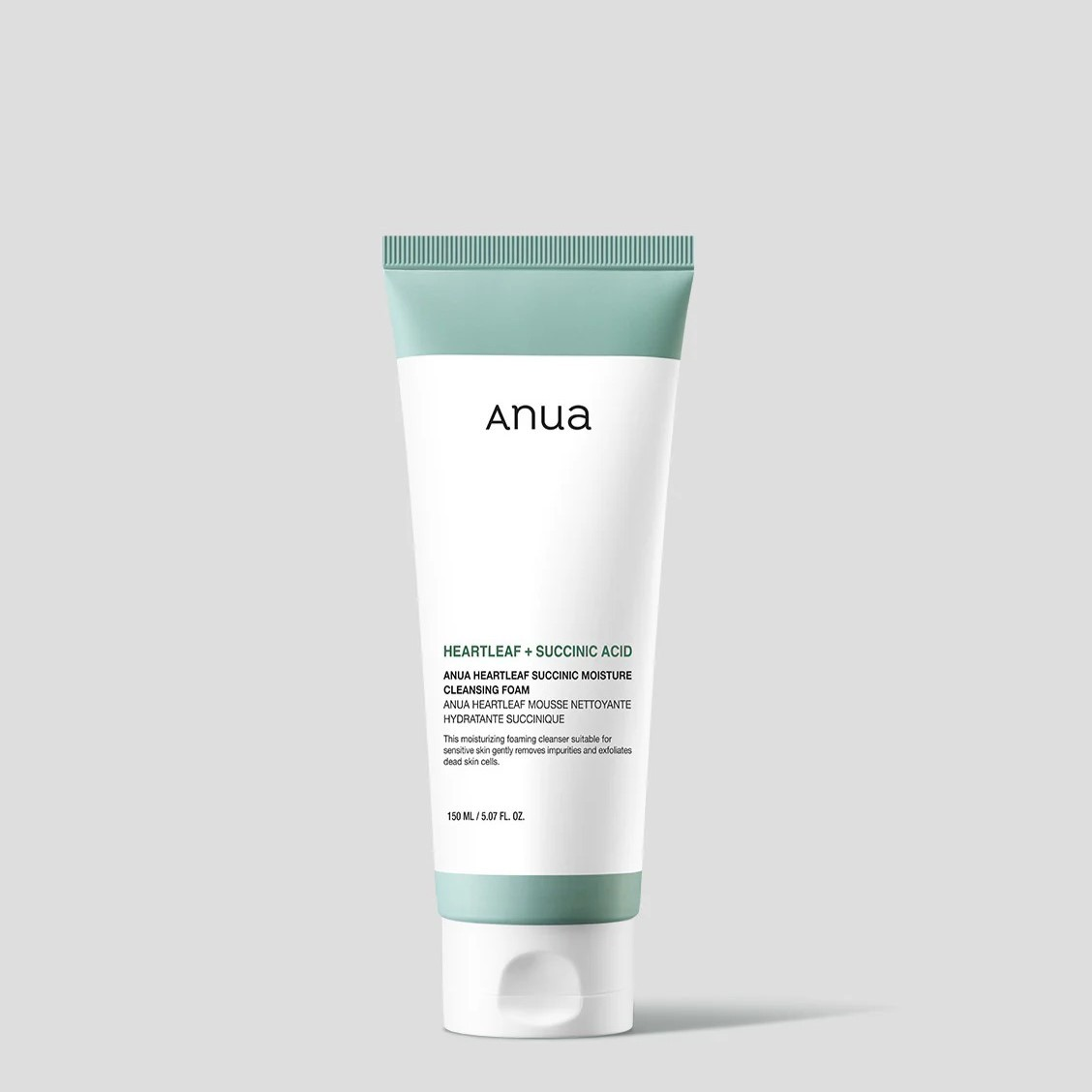 Anua Heartleaf Succinic Moisture Cleansing Foam 150ml new packging
