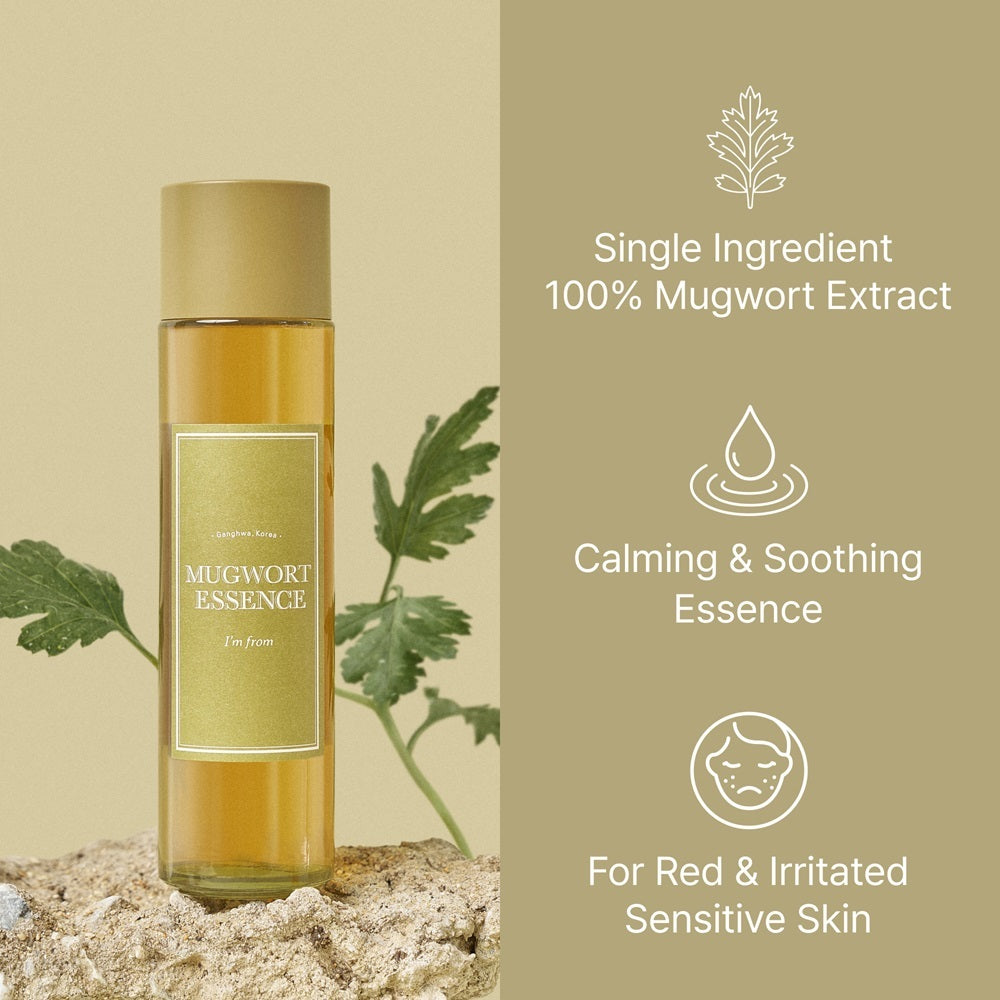 [I'm from] Mugwort Essence / Toner 160g, Acne soothing/irritation calming/100% Mugwort extract