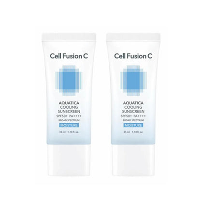 Cell Fusion C Aquatica Cooling Sunscreen 35ml Double Pack