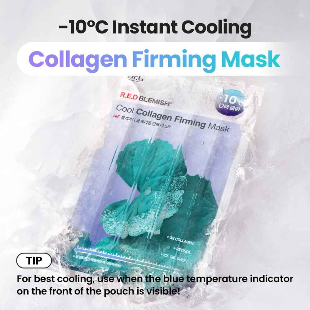 Dr.G - R.E.D Blemish Cool Collagen Firming Mask Set 30g*10sheets