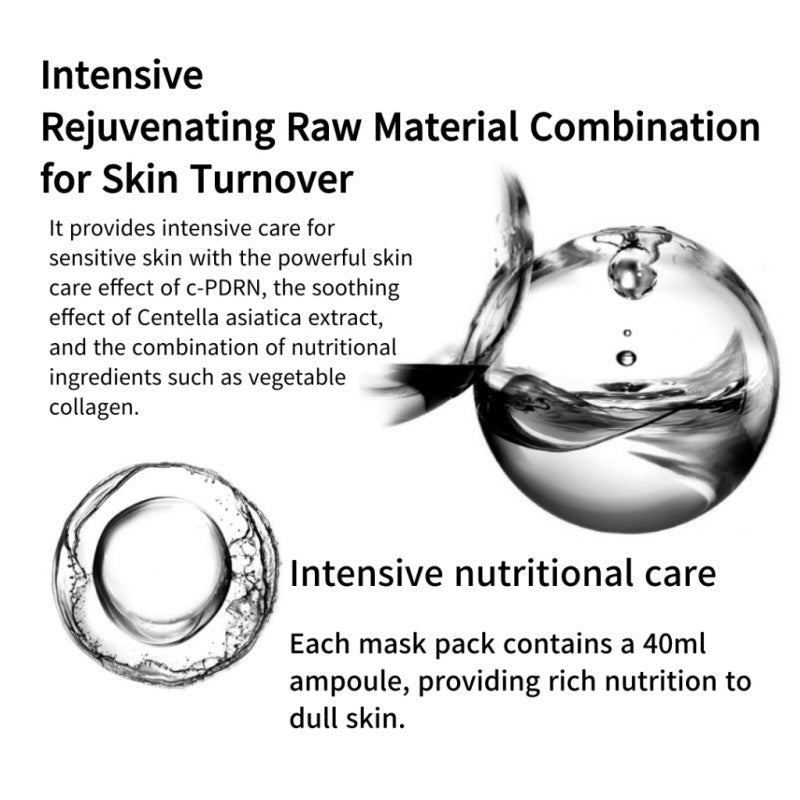 REJURAN Turnover Mask 40ml*5EA- Skin Rejuvination, Firmness, Elasticity, Whitening