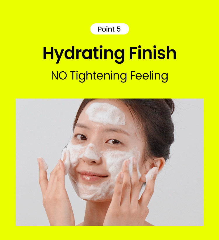 [100% Original] beplain Mung Bean pH-Balanced Cleansing Foam 80ml - Gentle Deep Cleanser for Sensitive & Delicate Skin