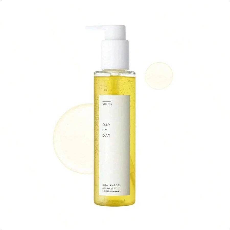 sioris Day By Day Cleansing Gel 150ml/5.07 Oz , Organic Citrus Water And Sugar Beet, Remove Makeup Residue