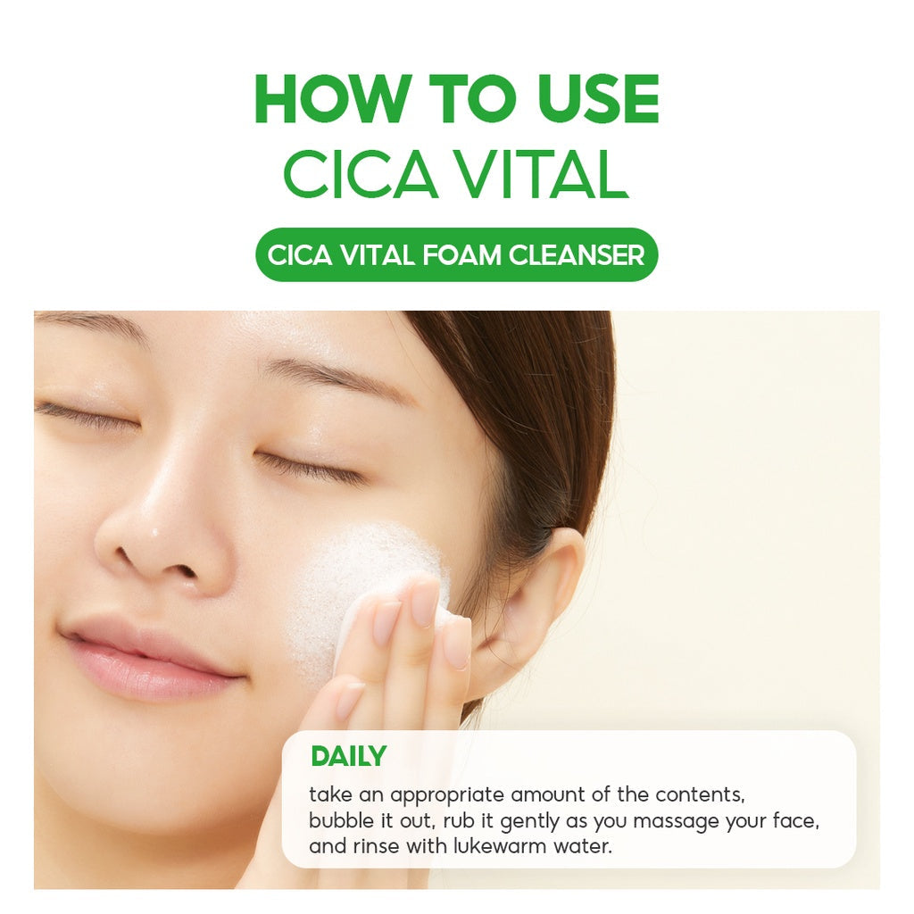 VT COSMETICS CICA VITAL Foam Cleanser 100ml