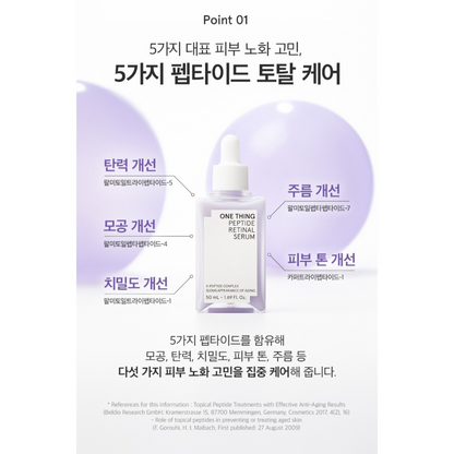 ONE THING PEPTIDE RETINAL SERUM 50ml