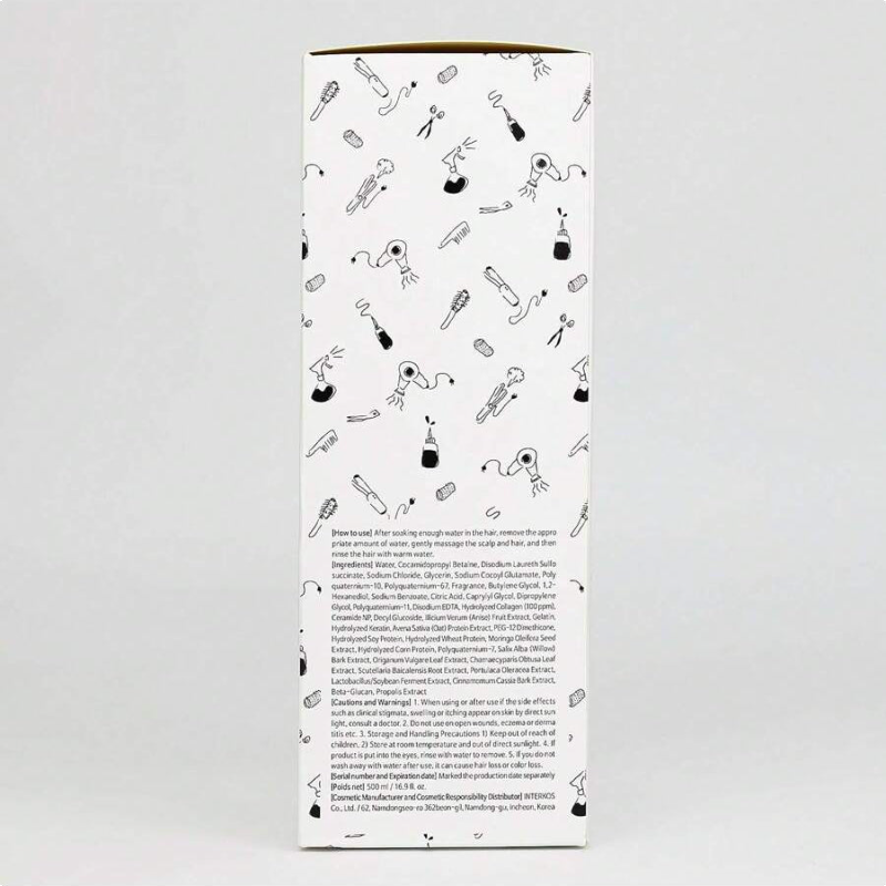 Elizavecca CER-100 Collagen Coating Hair A+ Muscle Shampoo, 16.9 Fl Oz 500ml