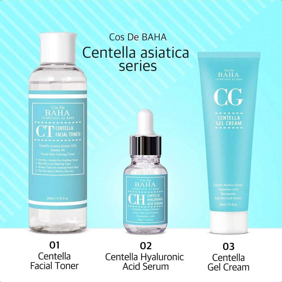 Cos De BAHA Centella Asiatica Extract Facial Serum With Madecassoside 30ml/1.01 Oz
