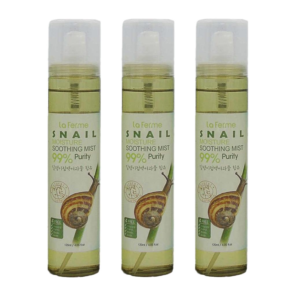 FARM STAY La Ferme Snail Moisture Soothing Mist 120ml (3 Options)