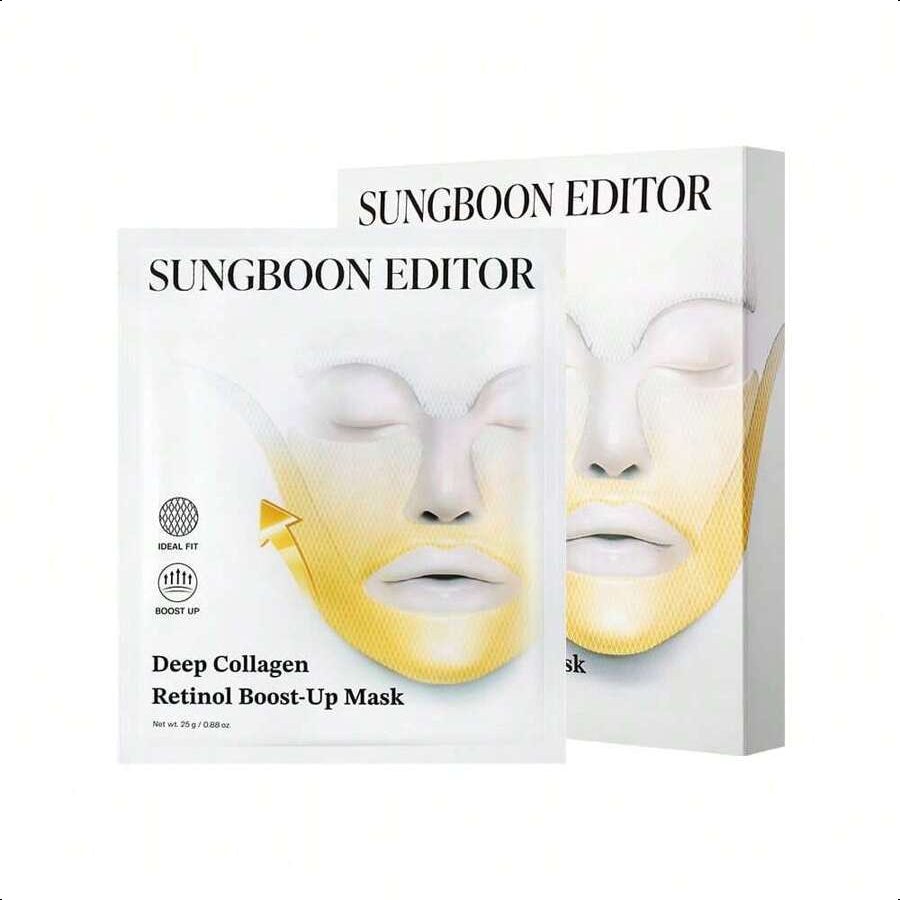SUNGBOON EDITOR Deep Collagen Retinol Tension Boost Up Mask 25g/0.88 Oz(4ea)