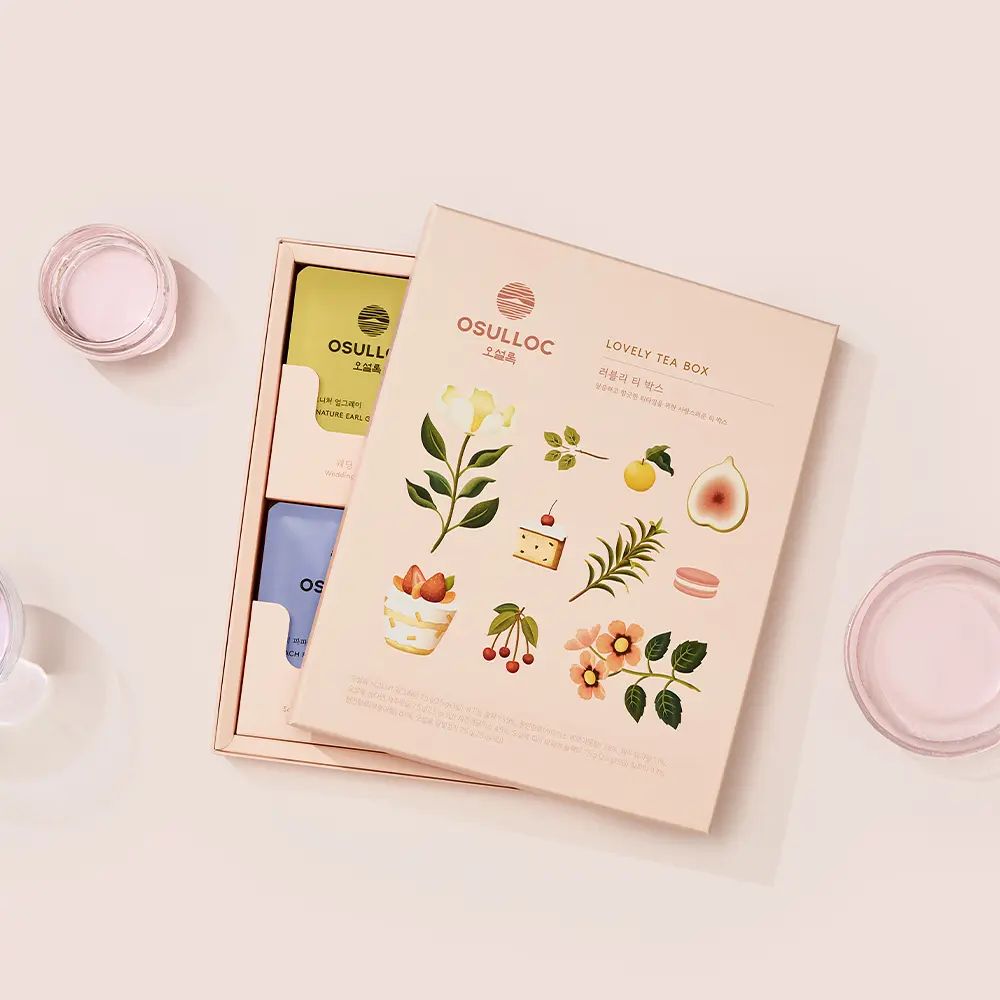 OSULLOC Lovely Tea Box Assorted Tea Gift Box 2.5g*12bag