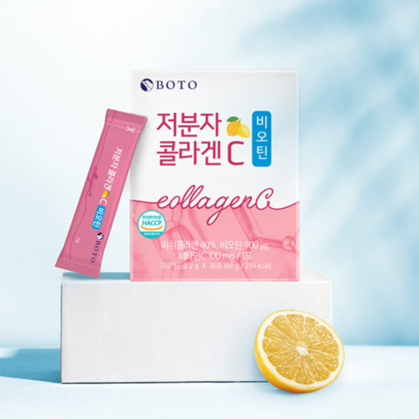 [Boto] Low Molecular CollagenC Korean Collagen 180g(2g*90T) Flis Collagen / Hyaluronic acid / Mixed Probiotic Powder / Korean Collagen